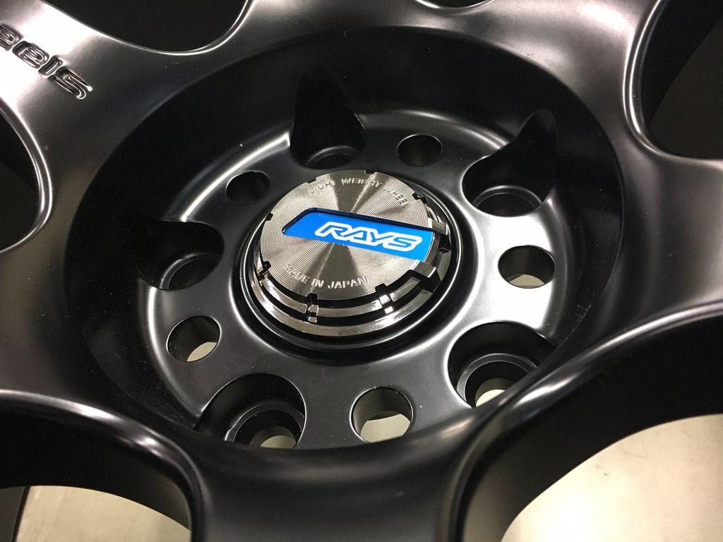 4x RAYS Gram Lights GL Center Cap Blue/Black 57D 57DR 57CR 57 maximium